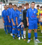 Viktoria Aburg U14, vor dem Freundschaftsspiel gegen Schalke 04, 2007
